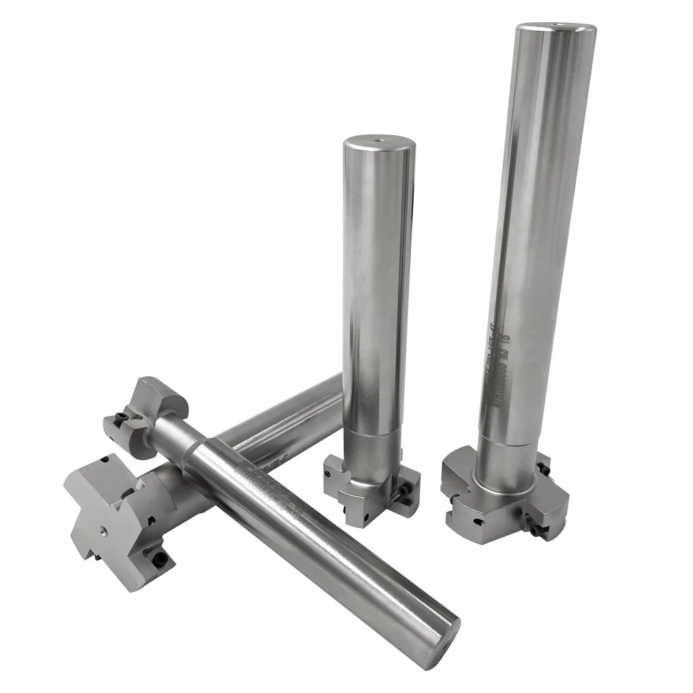CNC T-slot milling cutter holder, SMP H12 straight shank, three-sided T-slot milling cutter holder, side milling.