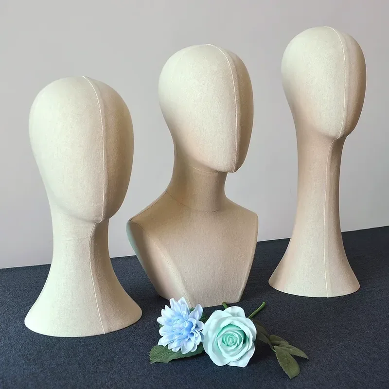 Mannequin Head Display Stand for Hats Scarves Jewelry Wigs Cloth Model Prop for Clothing Store Showcase Accessories