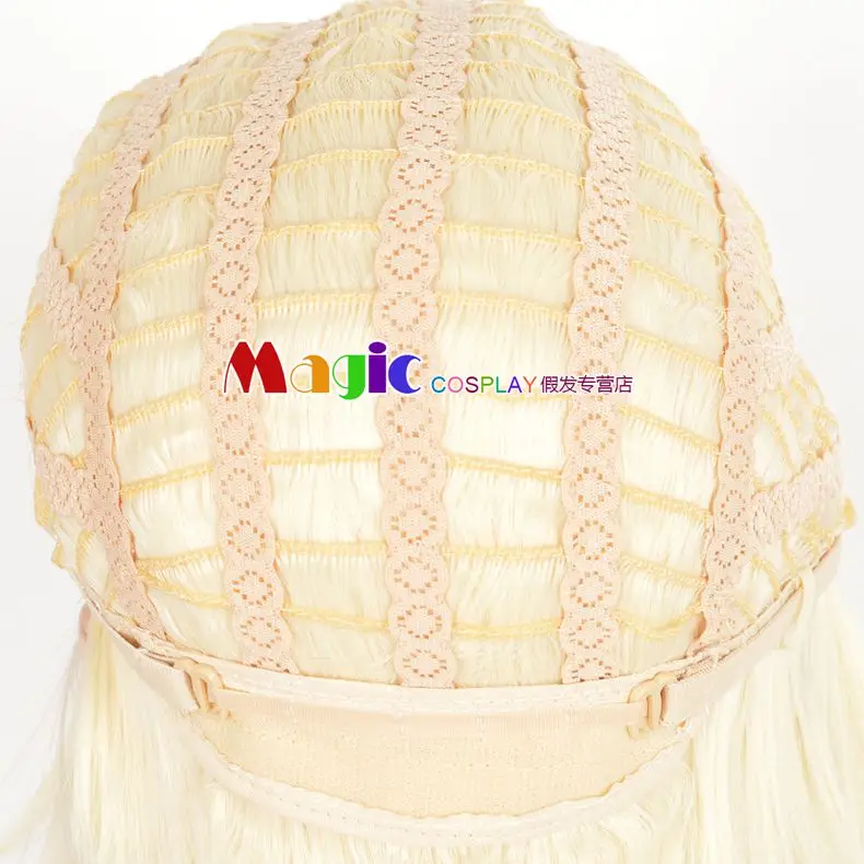 Anime Spiel Bibliothek Von Ruina Lisa Tiphereth Cosplay Perücke Hitze Beständig Synthetische Blonde Haar Frau Halloween Party Rolle Spielen Prop