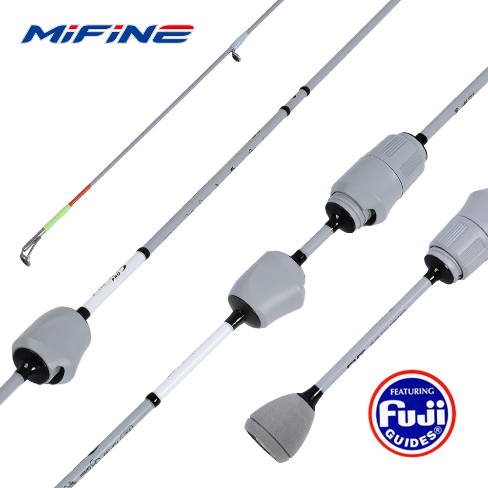 Mifine GHOST BLADE XUL Ultralight Spinning Rod 0.2-0.6g 30T Carbon Fiber Fuji Rings Tubular Tips for Trout Fishing Fast Action