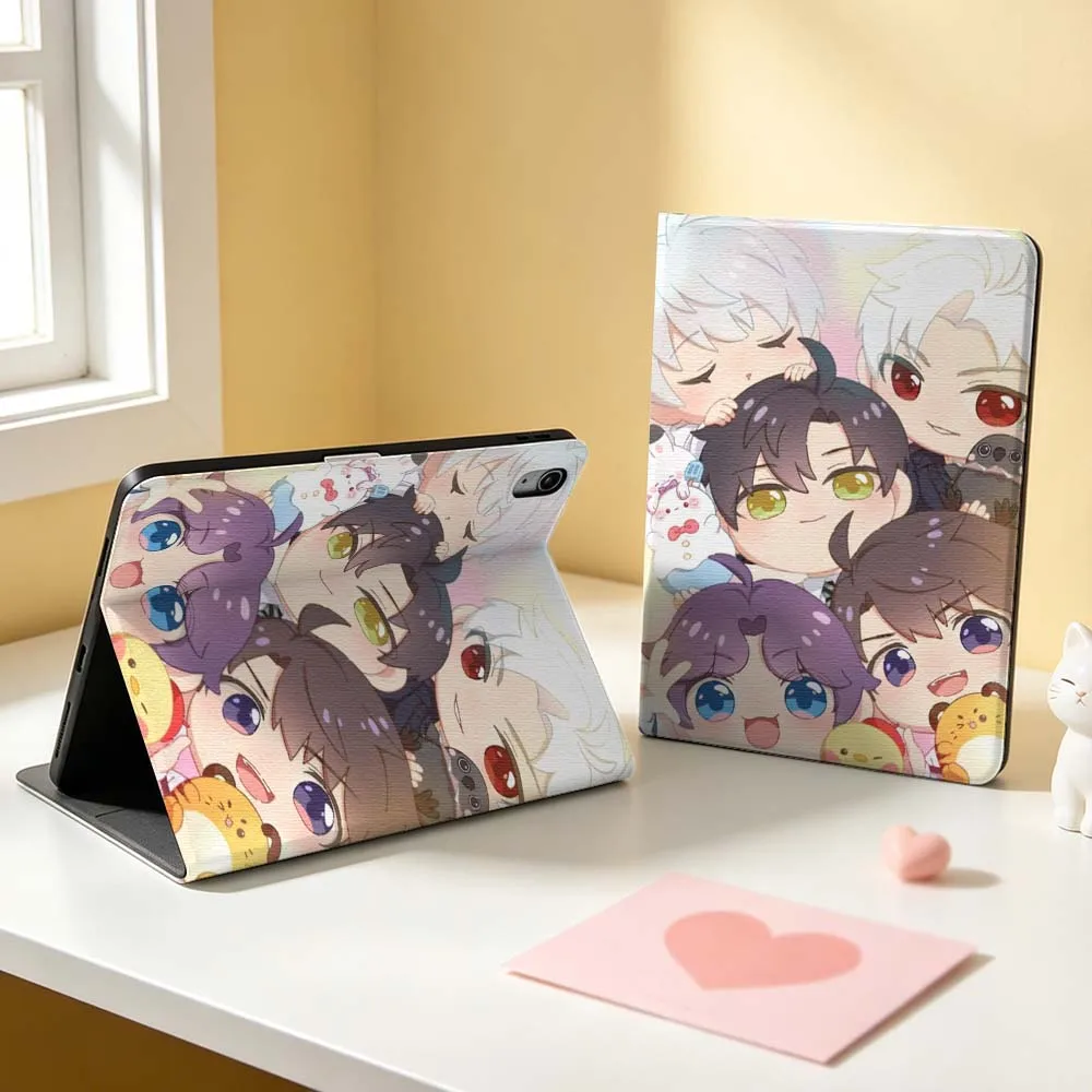 Love and Deepspace Pen Tray For Apple iPad Pro Mini A16 A17 A14 4 5 6 7 6th 12th Gen 9.7 12.9 11 13 M4 inch Tablet Case