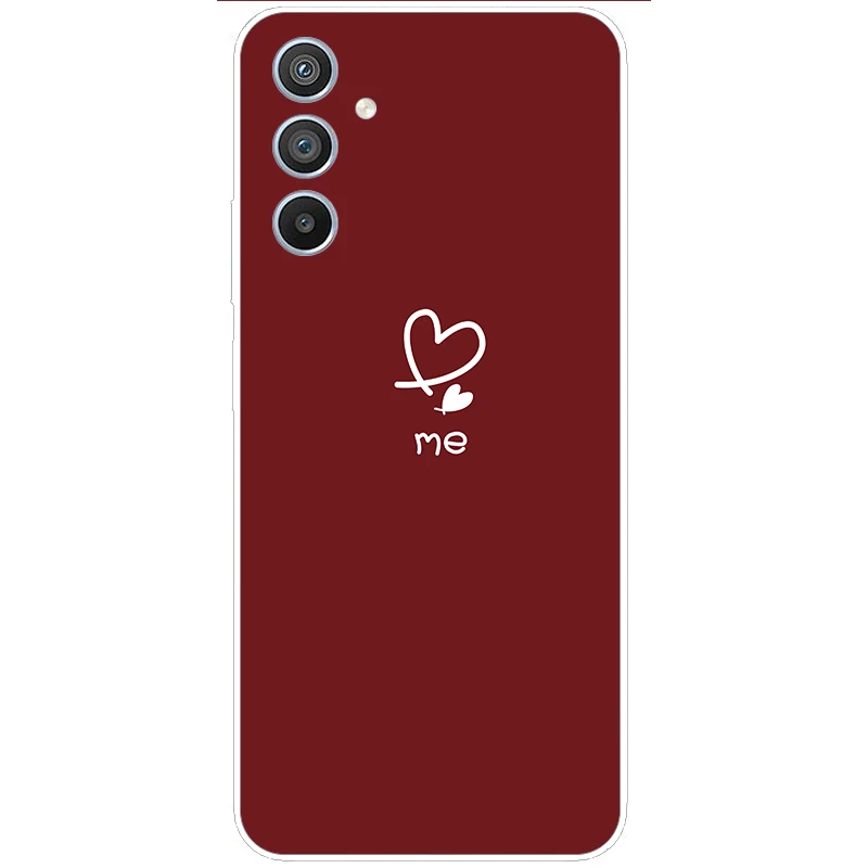 For Samsung A54 5G Case Protective Cartoon Transparent Soft TPU Silicone Phone Case For Samsung Galaxy A54 Cover Fundas Bumper