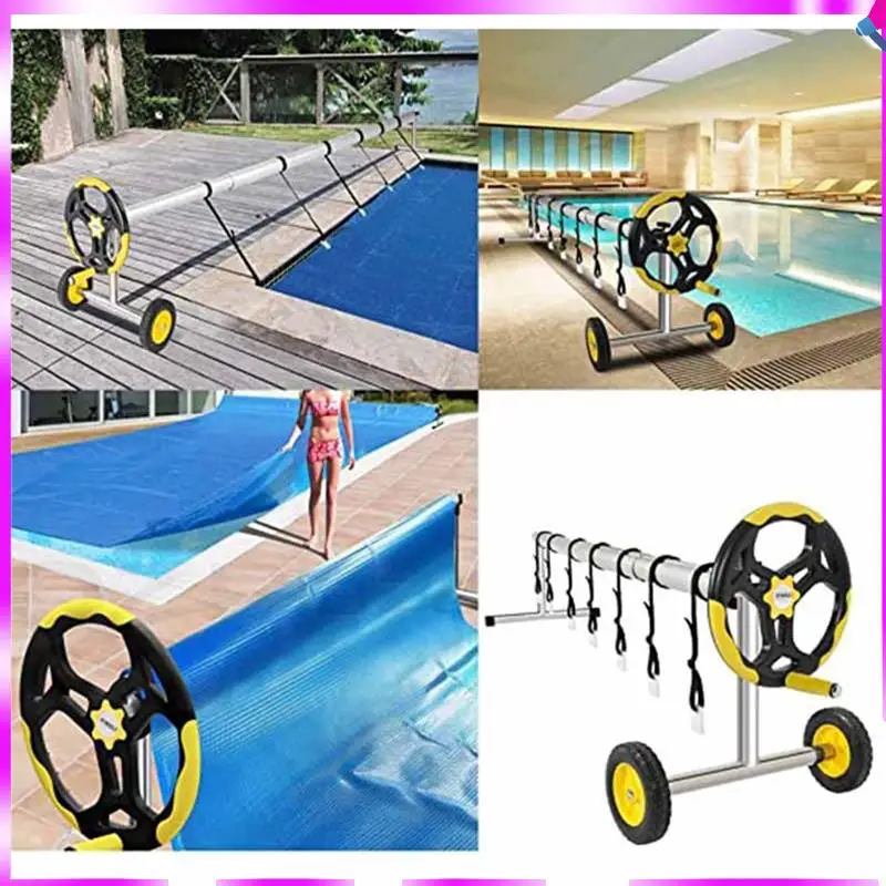 

N96R Pool Ruler Solar Cover Reel Attachment Kit Pool Cover Tightening Straps For Inground Swimming Pools