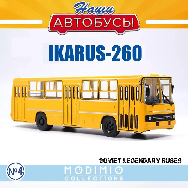 

1:43 Scale Ikarus-260 Soviet Legendary Buses Alloy Metal Diecast Toy Vehicles Simulation High Quality Bus Car Truck Model Toys