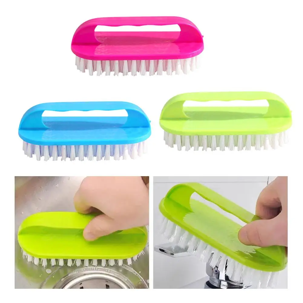 Multi-purpose Plastic Laundry Brush Washing Pot Brushs Laundry Hard Wool Colorful Household Tools Fashio Cleaning Washing T6T5