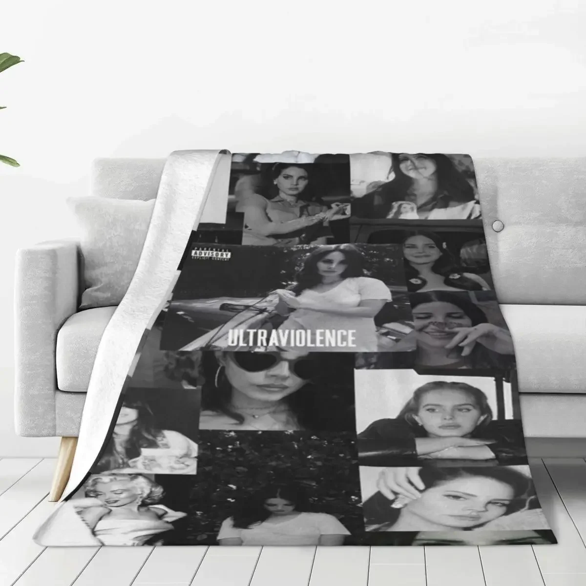 

Lana Del Rey Singer Blanket Velvet Winter Breathable Ultra-Soft Throw Blanket for Bed Travel Bedspreads