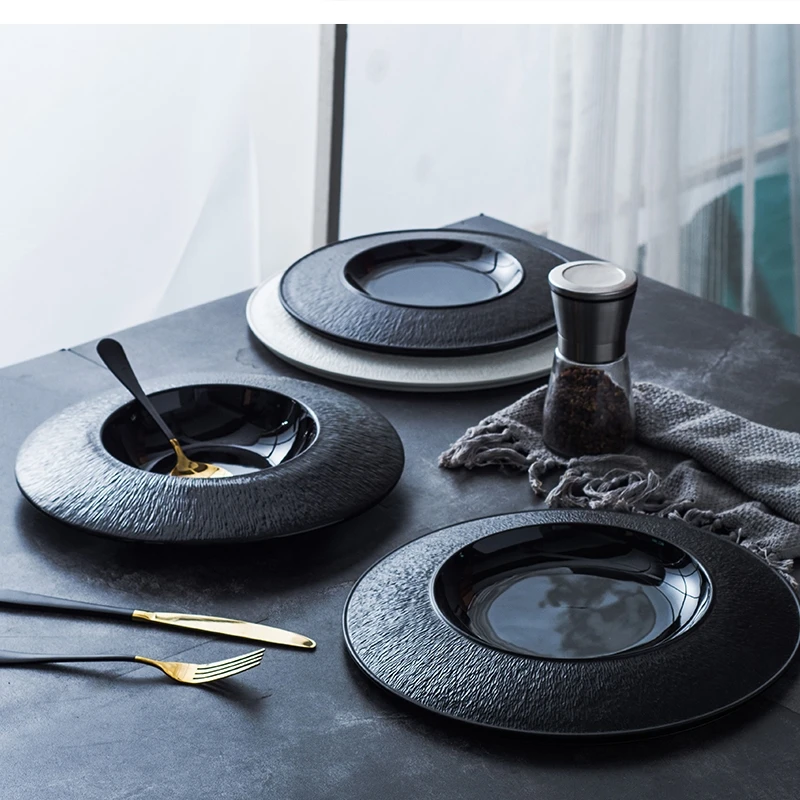 

mouth straw hat Ceramic dinner food Italian soup pasta dishes hotel tableware