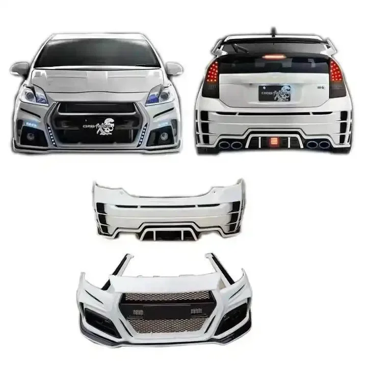 

Front Bumper Rear Bumper Side Skirts Material New Model With Color Car Bumper For Toyota 2009-2015 Prius