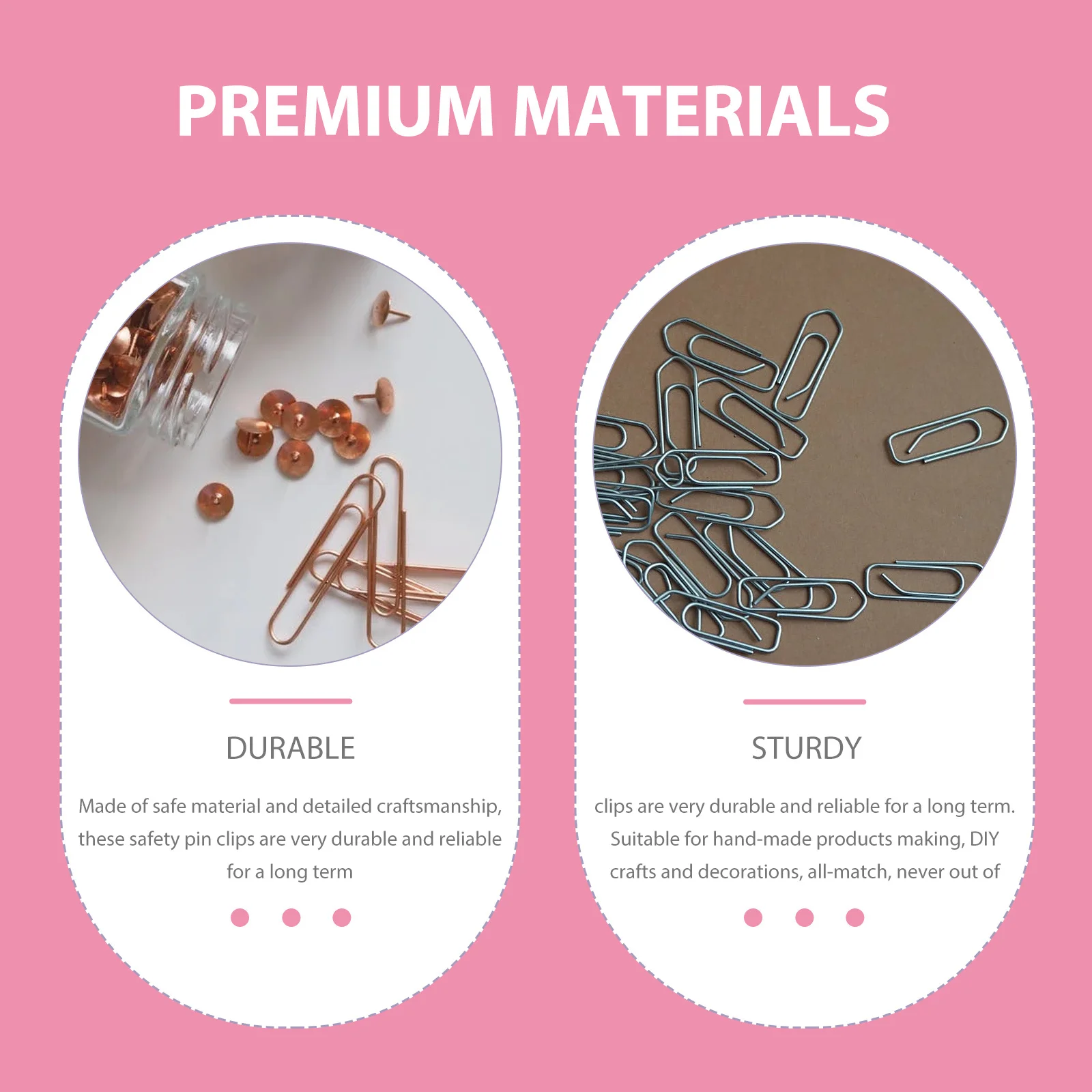 

100pcs Colorful Safety Pins Durable Craft Brooch Clips For Diy Jewelry Sewing Decor Multipurpose Handmade Accessories