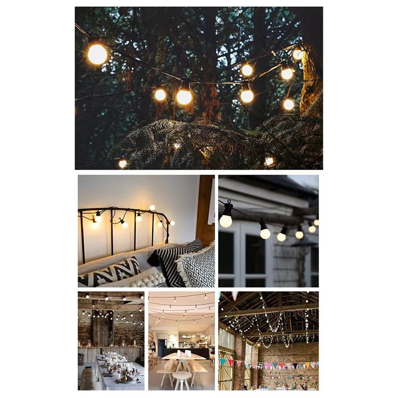 Cadena de luz para dormitorio interior, 7 metros, 20 luces + 2M LED extendido, adecuado para cadena de luz colgante