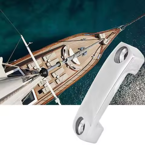 AUU-4Pcs Boat Fender Lock Eye Strap Loop Tie Down Anchor Rope Yacht Deck Fitting 316 Stainless Steel Boat Accessories Marine
