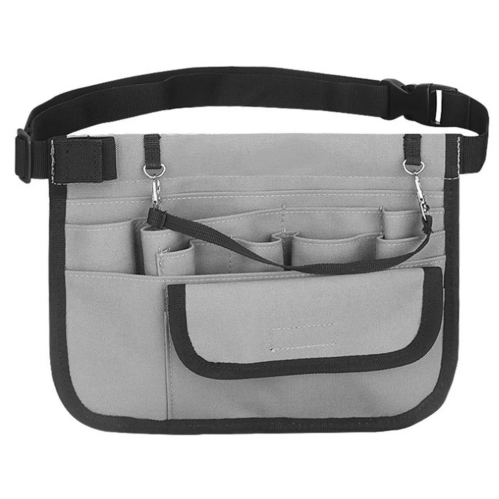 

Multi Pocket Nurse Fanny Pack Adjustable Waist Strap Oxford Cloth Tool Waist Bag Thickened Organizer Pouch Nursing Belt Bag