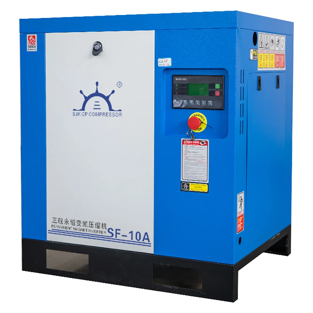 High Quality 30HP 22Kw 10bar Industrial Screw Air Compressor Energy Saving Hot Sale with Core Engine Component Lubricated Motor