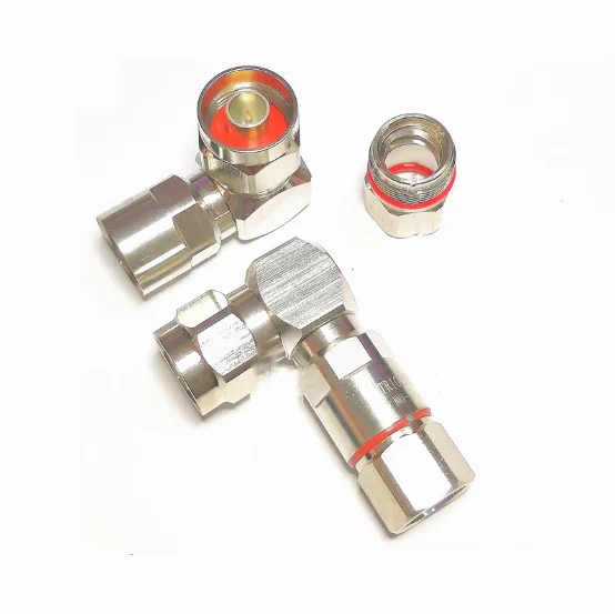 

5pcs N Male Right Angle 90 Degree Clamp Solder for 50-9 1/2" cable super flexible feeder RF connectors