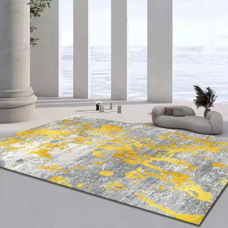 Wabi-sabi Style Living Room Decoration Carpet Modern Luxury Rugs for Bedroom Home Washable Floor Mat Soft Non-slip Cloakroom Rug