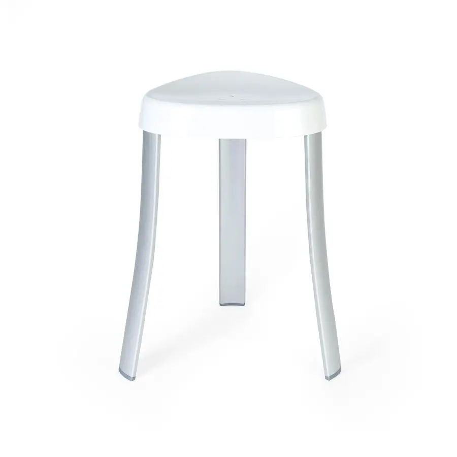 

Products 70060 SPA Seat Shower Stool with Rust Proof Aluminum Legs, White,15.25 x 15.25 x 18