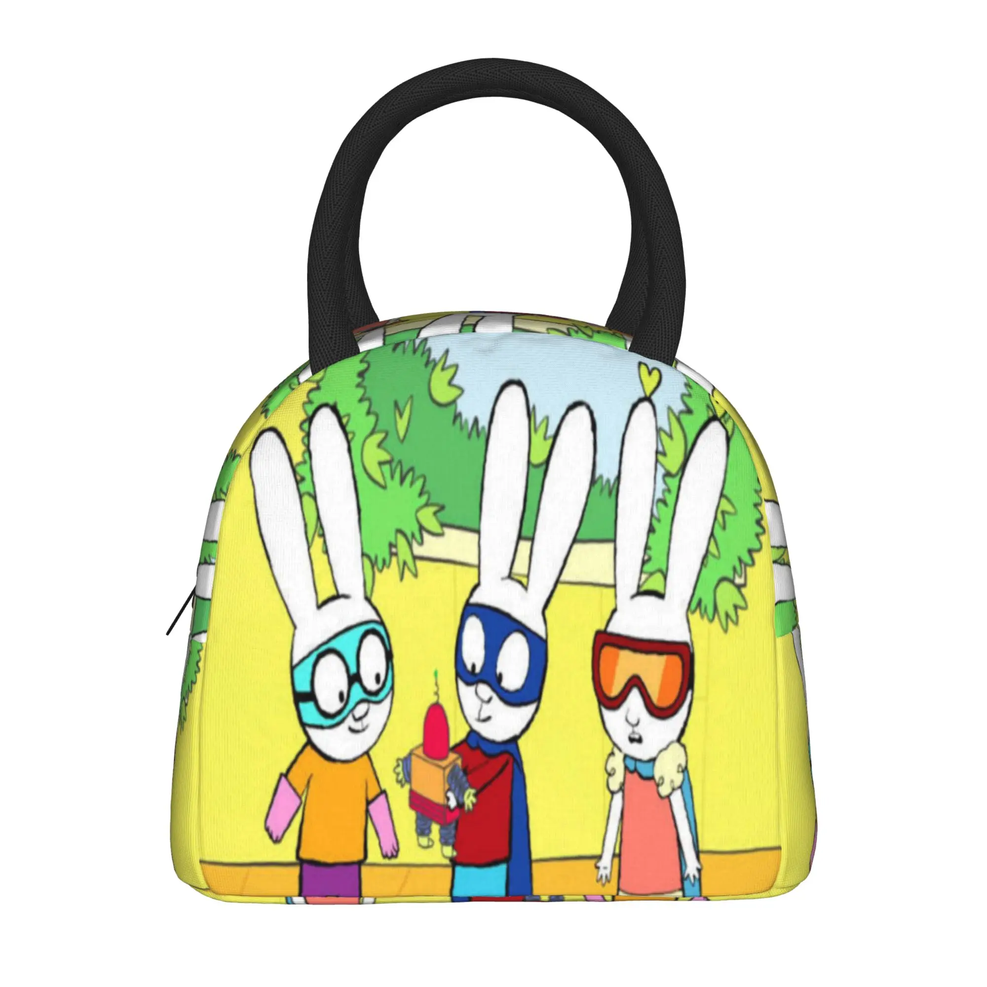 Simon Super Rabbit Accessories Insulated Lunch Bags For Travel  Storage Food Boxes Portable Thermal Cooler Bento Box