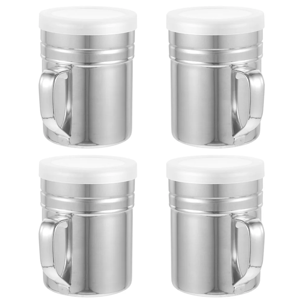 

4 шт., кухонная банка для специй, канистра для приправ из нержавеющей стали, портативная солонка для перца, многофункциональная бутылка для приправ для дома
