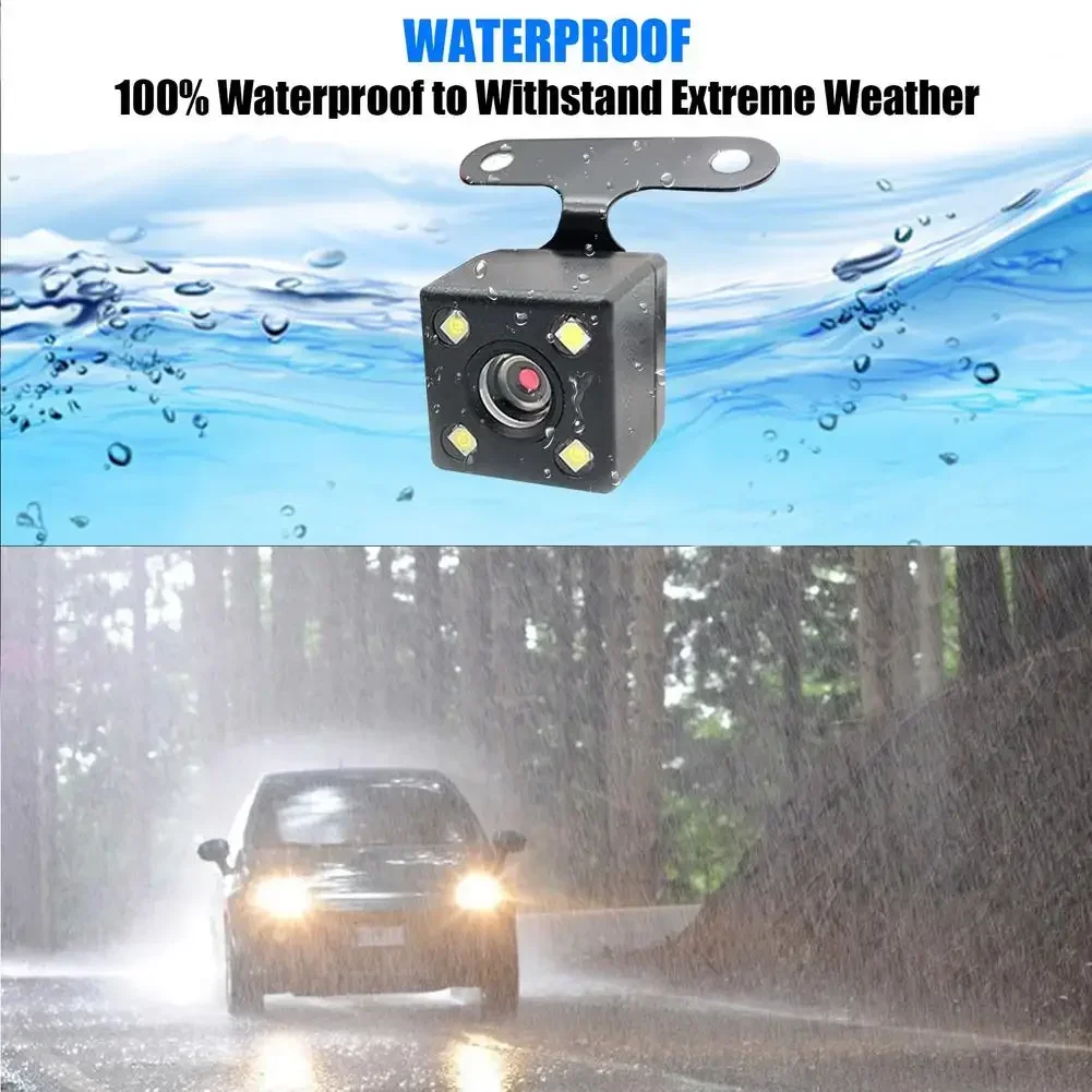 Vehicle-Mounted Driving Recorder 5-Pin Rear Camera Reversing Image Ultra-Clear Rear View Navigation Night Vision Waterproof Car
