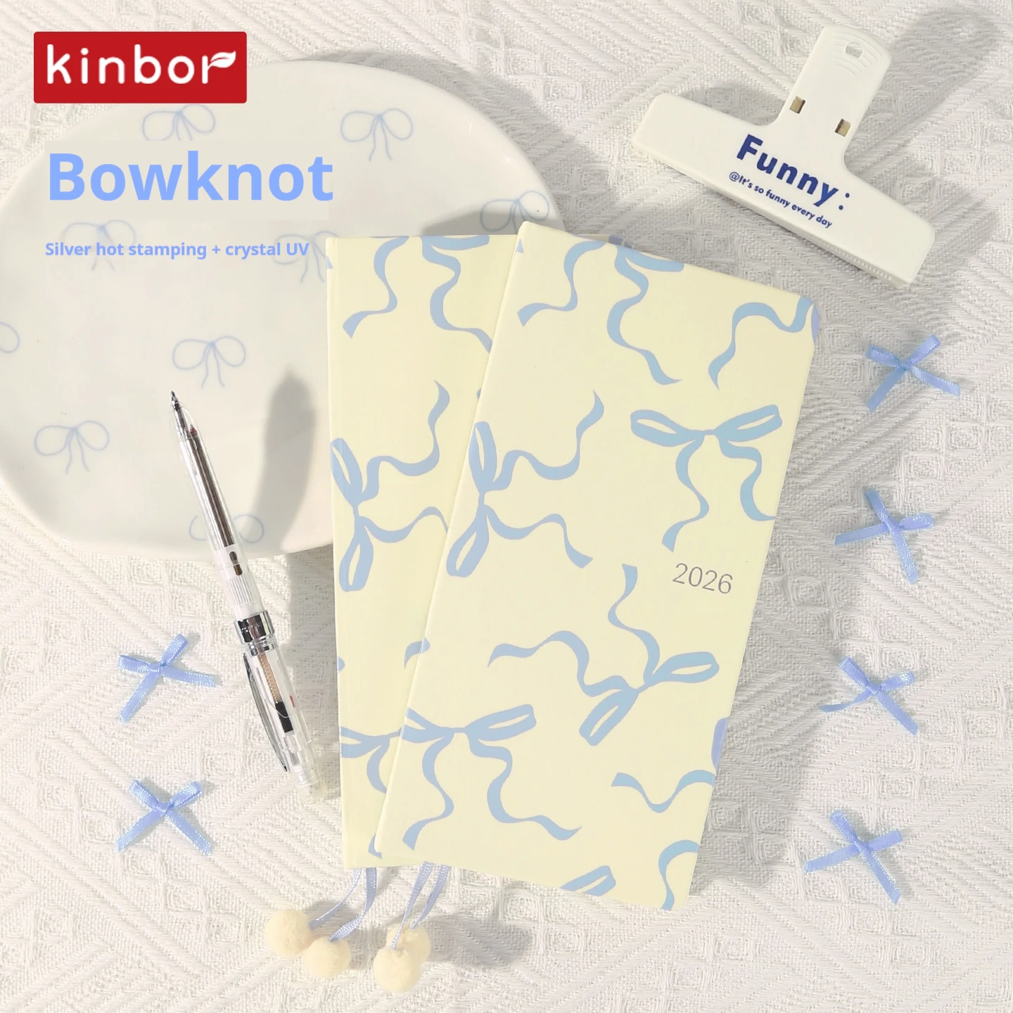 Newest Kinbor Agendas 2026 Weekly Daily Planner Notebook 78g Paper Weeks Handbooks Schedule Efficiency Book Back To School