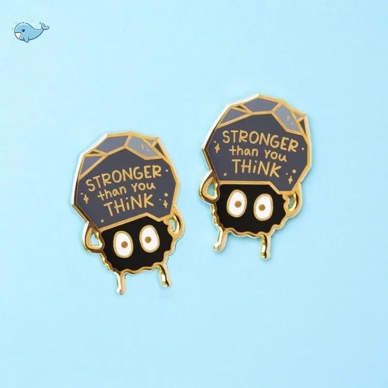 

Animated cartoon animal badge brooch is more powerful than you think Soot Elf enamel badge suitable for jewelry gifts for kids a