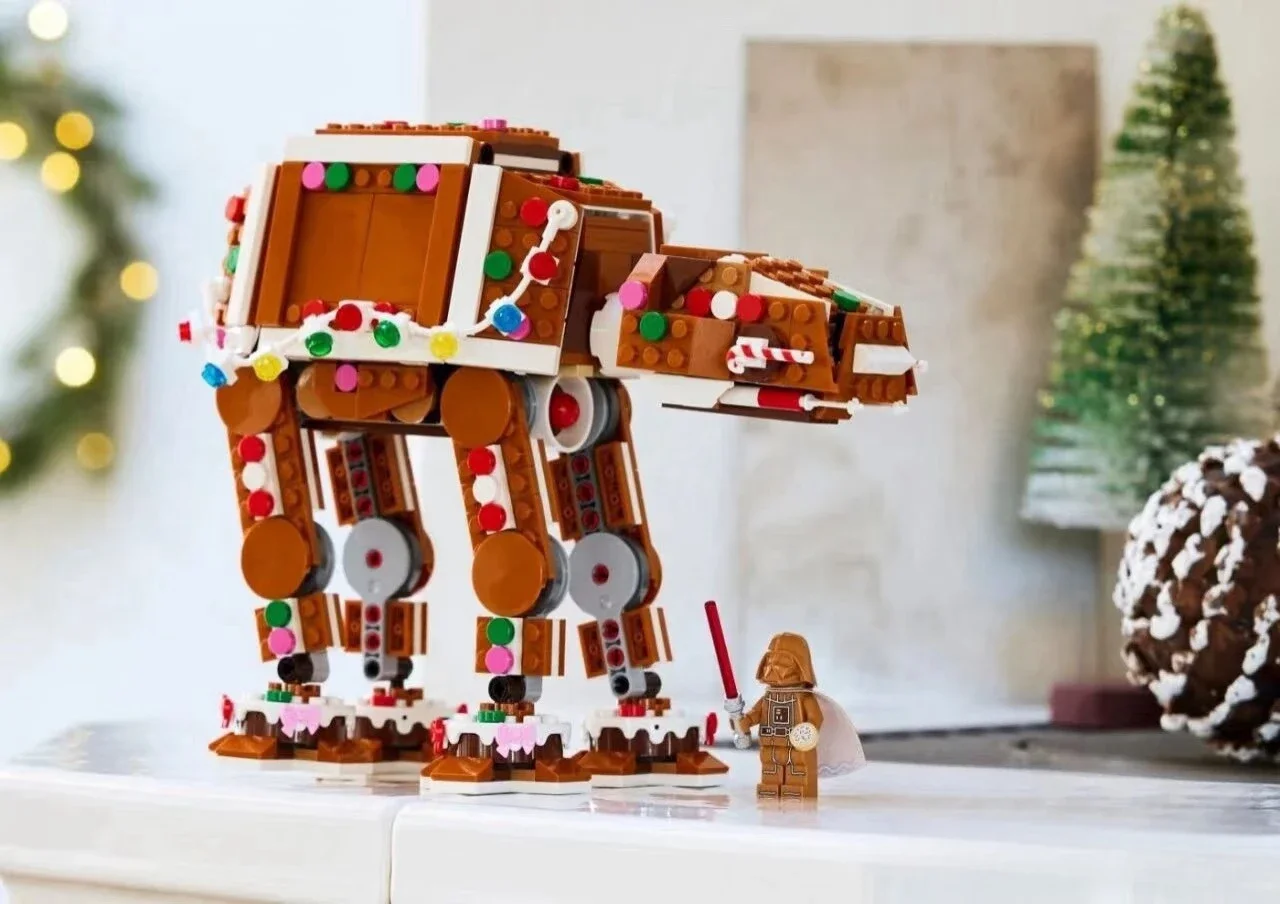 在庫あり 2026年新作 ジンジャーブレッド AT-AT ウォーカー 40806 ブロックフィギュア付き 組み立てモデル おもちゃ 子供向け クリスマスプレゼント