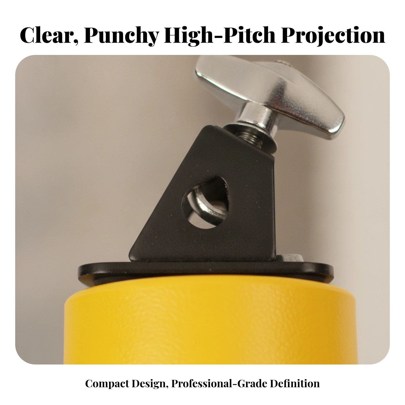 Mountable Cowbell Adjustable Cowbell with Mounting Bracket Mounting Bracket Sturdy Percussion Instrument Protective