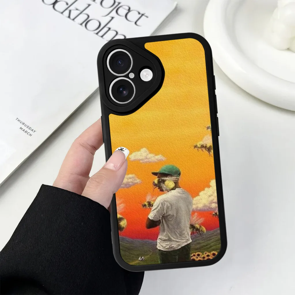 Tyler The Creater Flower Boy Capa de telefone para iPhone 16 Pro Max Plus Capa de silicone macio