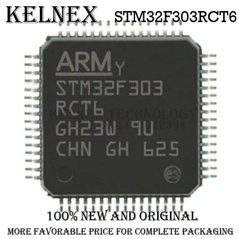 STM32F303CBT6 STM32F303RBT6 STM32F303RCT6 STM32F303RET6 STM32F303CCT6 Microcontroller (MCU/MPU/SOC) IC Chip