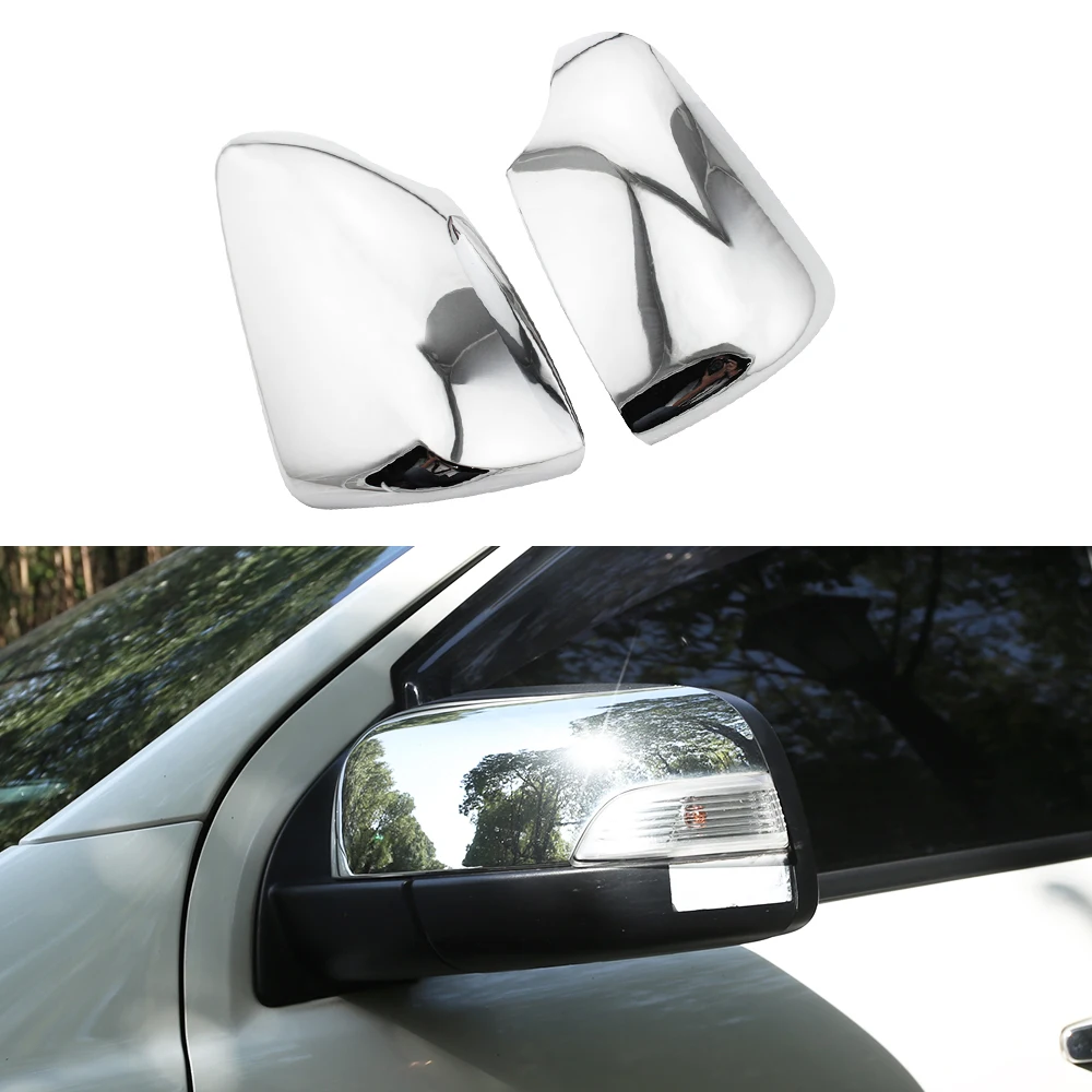For Ford Everest 2015 - 2021 Ranger 2015 - 2022 Rearview Mirror Cover Cap 2Pcs Side Mirror Trim Sticker Styling Accessories