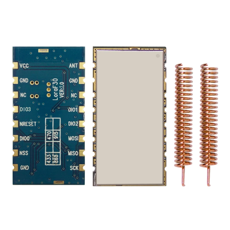 

10 шт./лот Lora1278F30-6 ~ 8 км высокопроизводительный беспроводной радиочастотный приемопередатчик 30 дБм 433 МГц | Модуль Lora высокой мощности с портом SPI 470 МГц