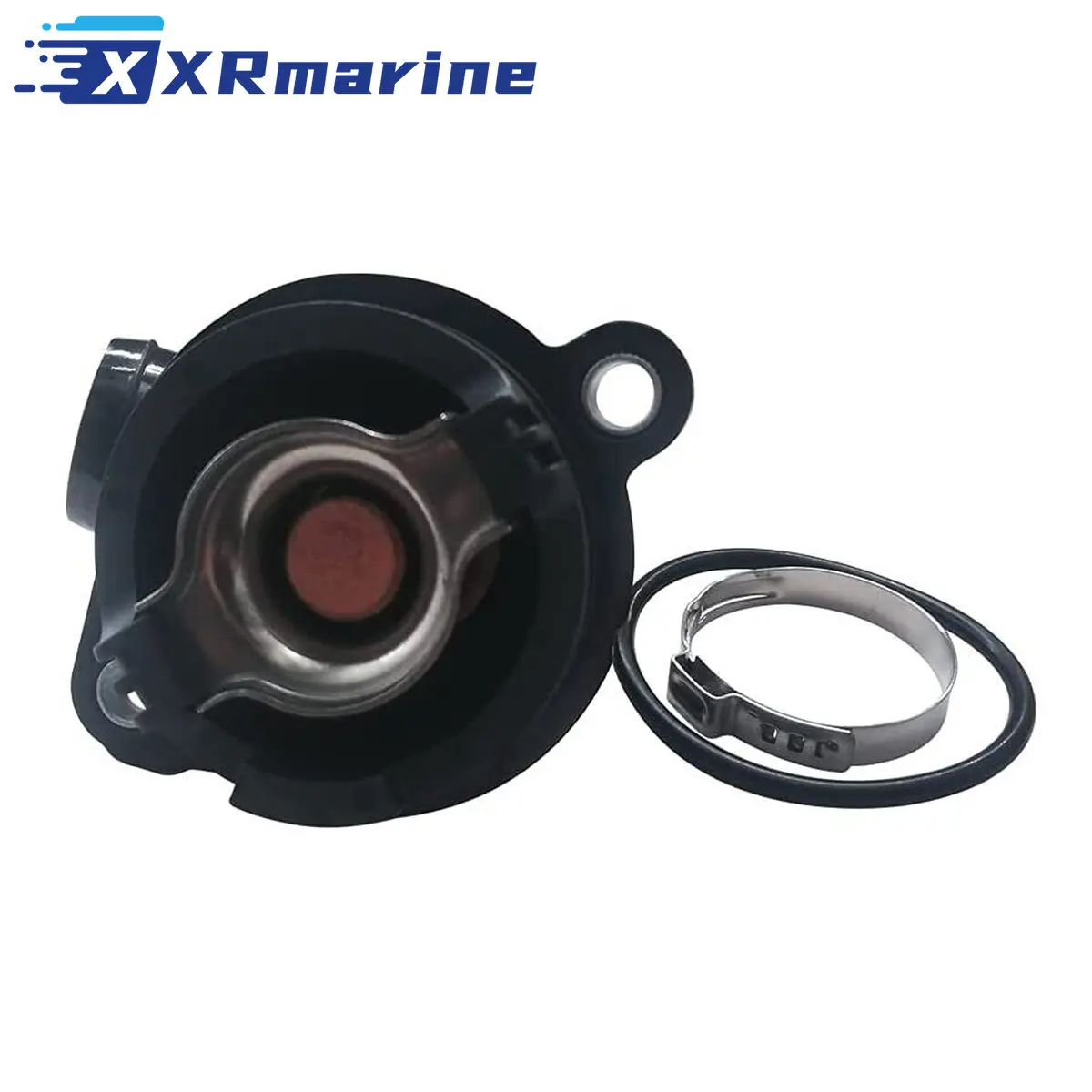 8M0137816 Thermostat Assembly with Housing for Mercury 450R 3.4L V6 4.6L V8 4Stroke 175 - 300 HP Outboard Motors 8M0162139