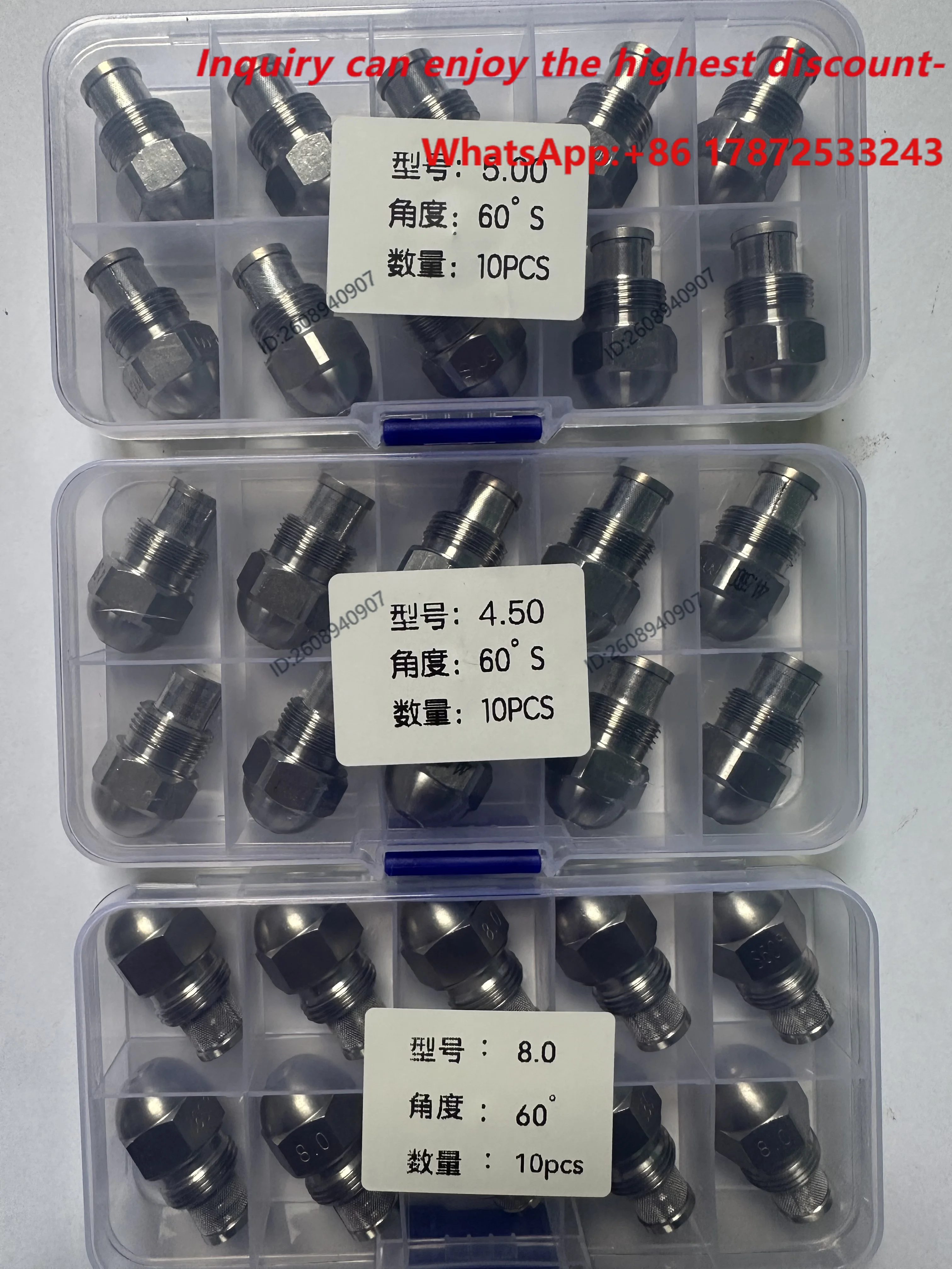 Combustion machine stainless steel fuel injector nozzle nozzle burner accessories
