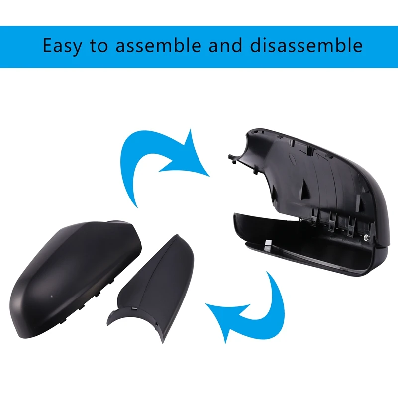 Car Mirror Housing Wing Mirror Cover For Vauxhall Opel Astra H Mk5 2004-2009