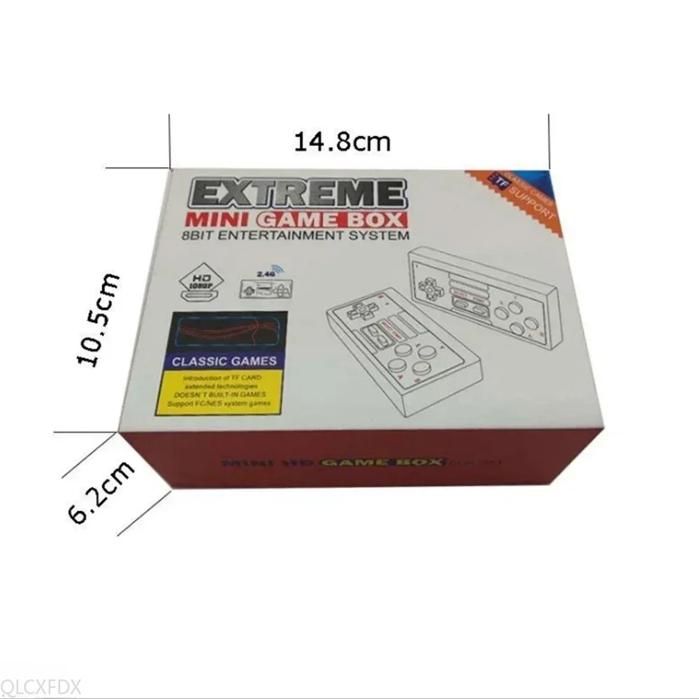 TV Game Stick 4K Built in 628 Classic  Mini Retro Video Games Console Wireless Controller HDMI-compatible Output Dual Players