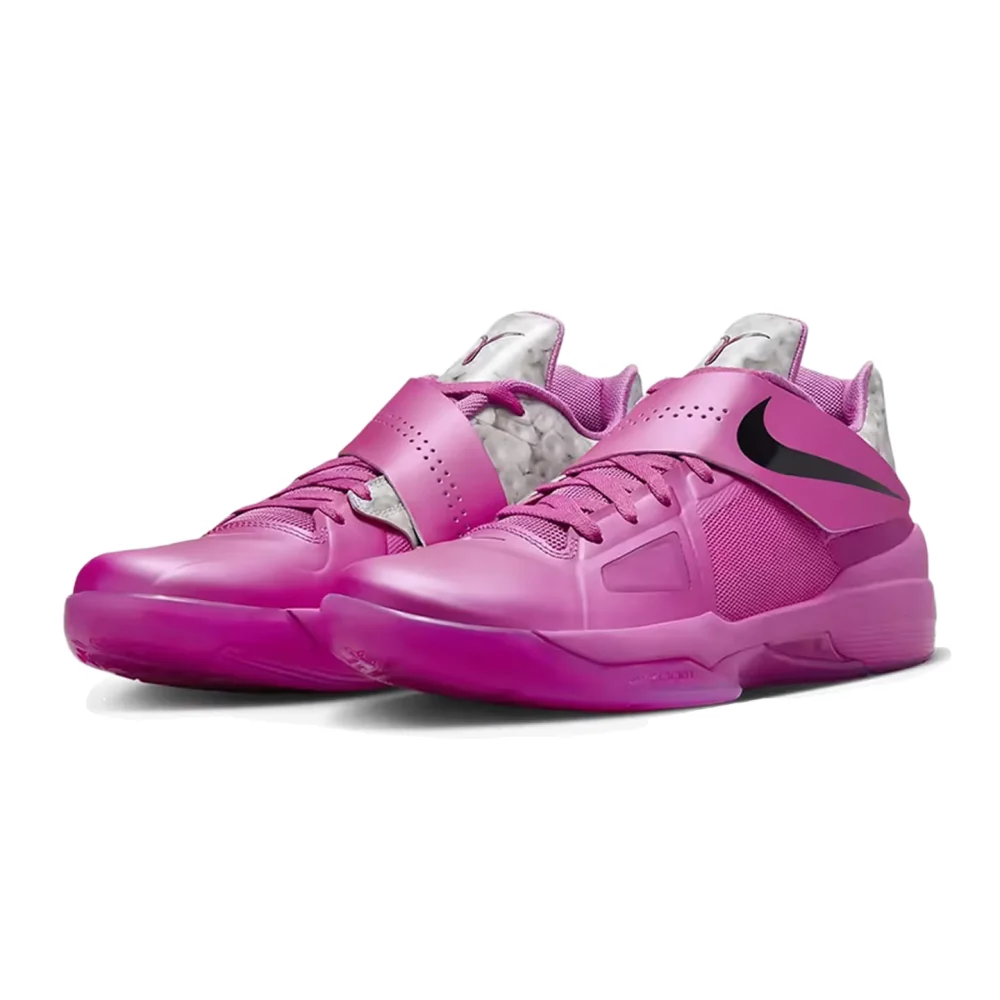 Nike KD 4 Retro Aunt Pear Low-Top Retro Basketball Shoes Unisex Pink HF9098-600