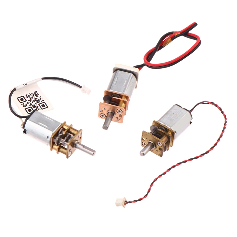1PC DC 3V-12V N20 Mini Micro Pure Steel Metal Gear Motor With Gearwheel DC Motors 60RPM Slow Speed Full Metal Gearbox Reducer