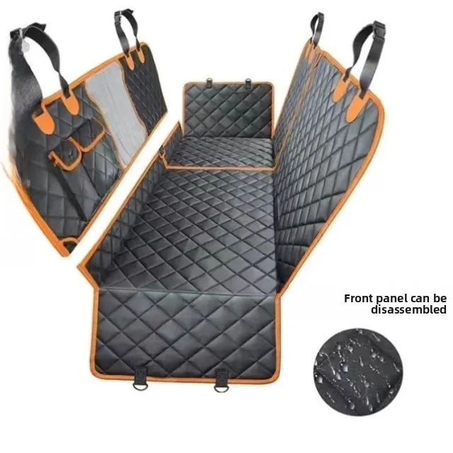 

Универсальные чехлы для задних сидений автомобиля из ткани Оксфорд, водонепроницаемые, грязеотталкивающие, для грузовых фургонов и закрытых пассажирских салонов, подстилки для собак