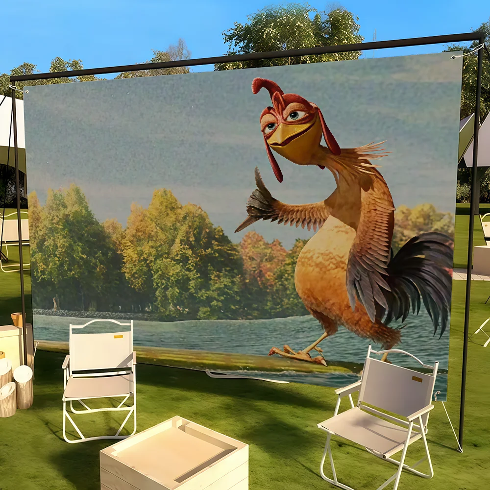 Chicken Joe Surfs Up Funny Meme Abstract Cartoon flag Custom Camping Garden Decor Party Backdrops Wall Art Family Gifts