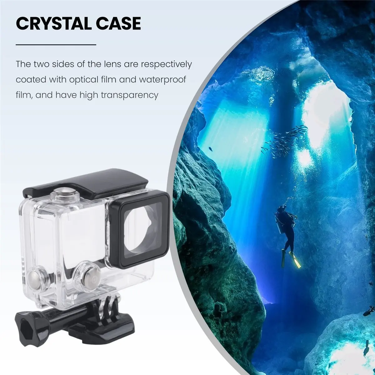 

A78I for Waterproof Housing Case for 4 Hero3+ 3 Underwater Protective Box for Go Pro Accessories