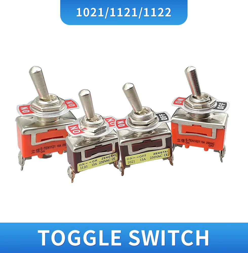 1PCS E-TEN1021,1121,1122 2-3pin switch 12mm toggle switch joystick switch toggle Orange brown