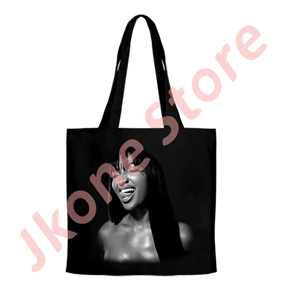 Shenseea non arriva mai in ritardo qui Merch Tote Tour nuovo Logo borse a tracolla donna uomo moda Casual Streetwear Bag