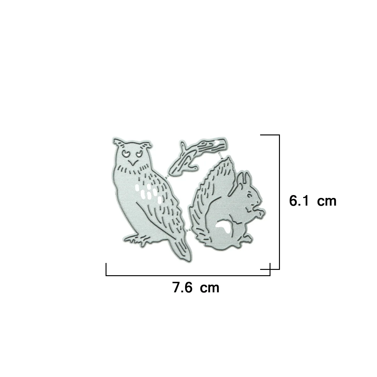 Metal Cutting Die Sets Squirrel Owl Pattern For Scrapbooking Handcraft Card Punch Knife Stencil Postcard Clipart Decorating
