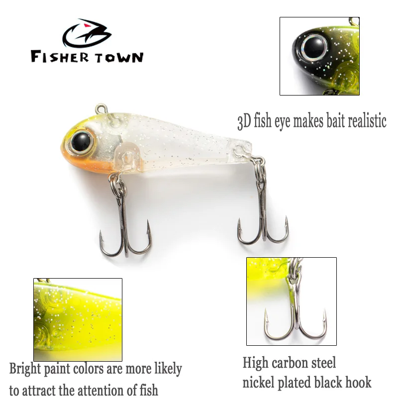Fisher Town 35mm 3.8g Topwater Pencil Surface Fishing Lure Walk The Dog Artificial Saltwater Hard Bait Bass Plastic Walker