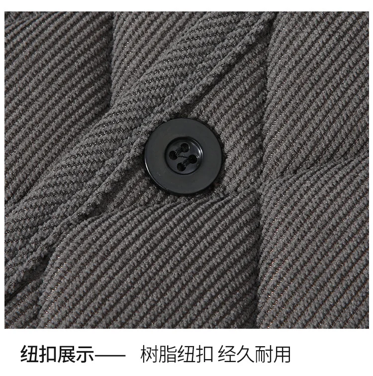 Men Stand Collar Fleece Lined Winter Parkas Men New Arrival Cold Resistant Warm Parkas Men Practical Casual Cotton Warm Jackets