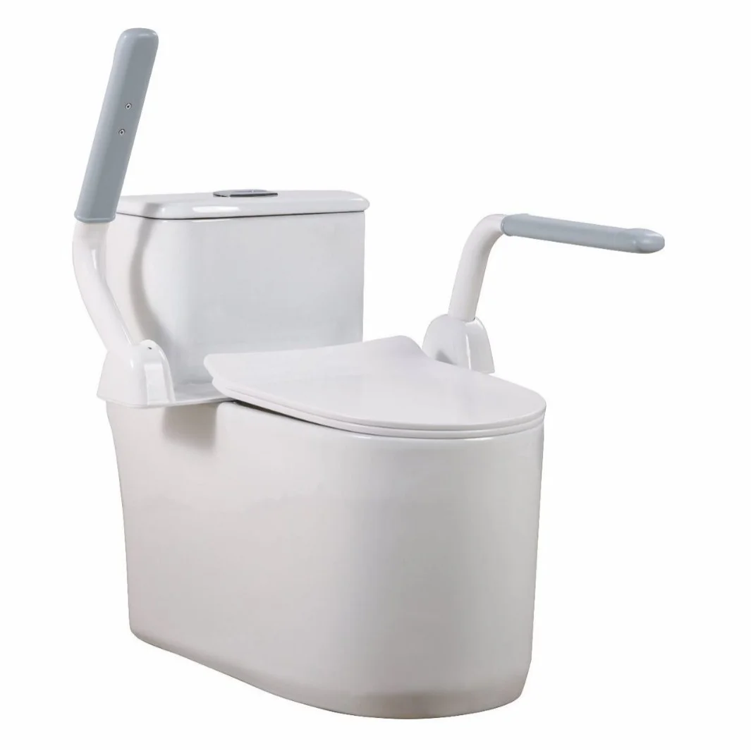 Apoio de braço dobrável e antiderrapante sem instalação, corrimão de segurança para idosos e crianças, barras de apoio para vaso sanitário