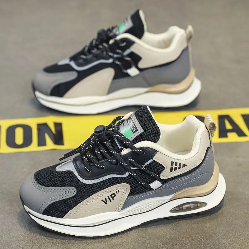 

Anti Odor Chunky Sneakers for Boys Men Breathable Mesh Casual Shoes Outdoor Running Sports Footwear Big Kids Autumn Fashion