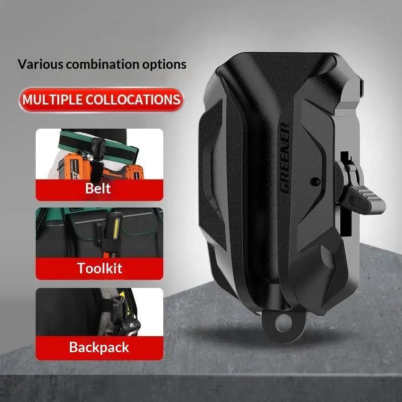 Quick Release Drill Holder Belt Clip Self Locking Universal Tool Heavy Duty Hook For Impact Driver ScrewdriverBH-ELEVEN