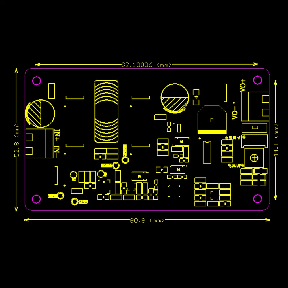 DC-DC 5-35V to 2.5-30V Constant Voltage Constant Current Step Up Step Down Power Supply Module Adjustable Auto Buck Boost Module