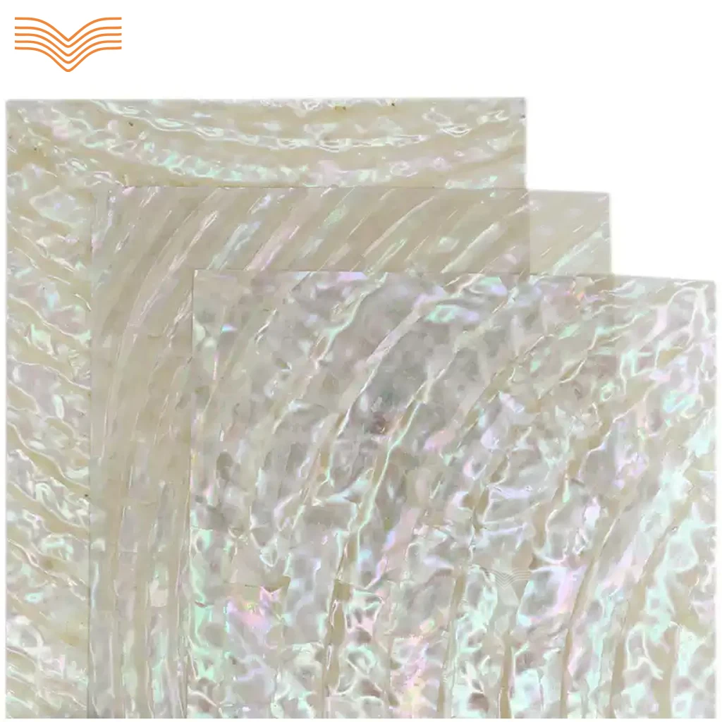 Iridescent Banded Abalone Shell Veneer Marquetry Sheet For Furniture Musical Instrument Billiard Cue Decorative Inlay Craft